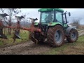 Test cu tractor Deutz Fahr 5120 dupa ploaie