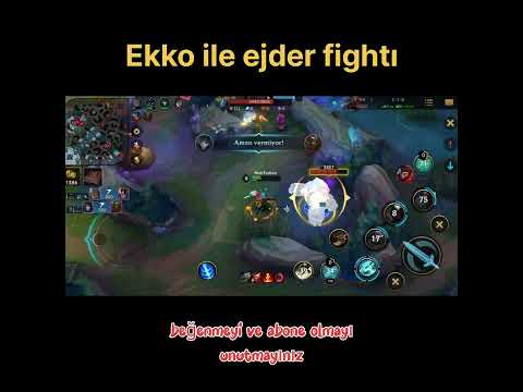 Ekko ile ejder fightı | LOL WİLD RİFT #shorts