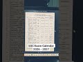 SSC Exam Calendar 📆#ytshorts #trending #motivation #ssc #examcalendar #sscexam #sscexams