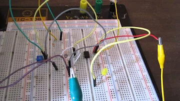 demonstrate the LM311 voltage comparator circuit which operates in this circuit as a night light circuit