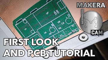 Makera CAM beta Test preview and PCB tutorial