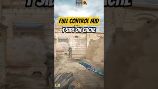 CS2 - Smoke MID and WHITE BOX on CACHE with a support flash mid Faceit season 8 #cs2 #shorts #flash