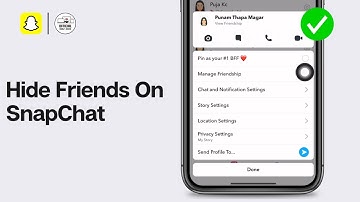 How To Hide Friends On SnapChat 2024 (UPDATED)
