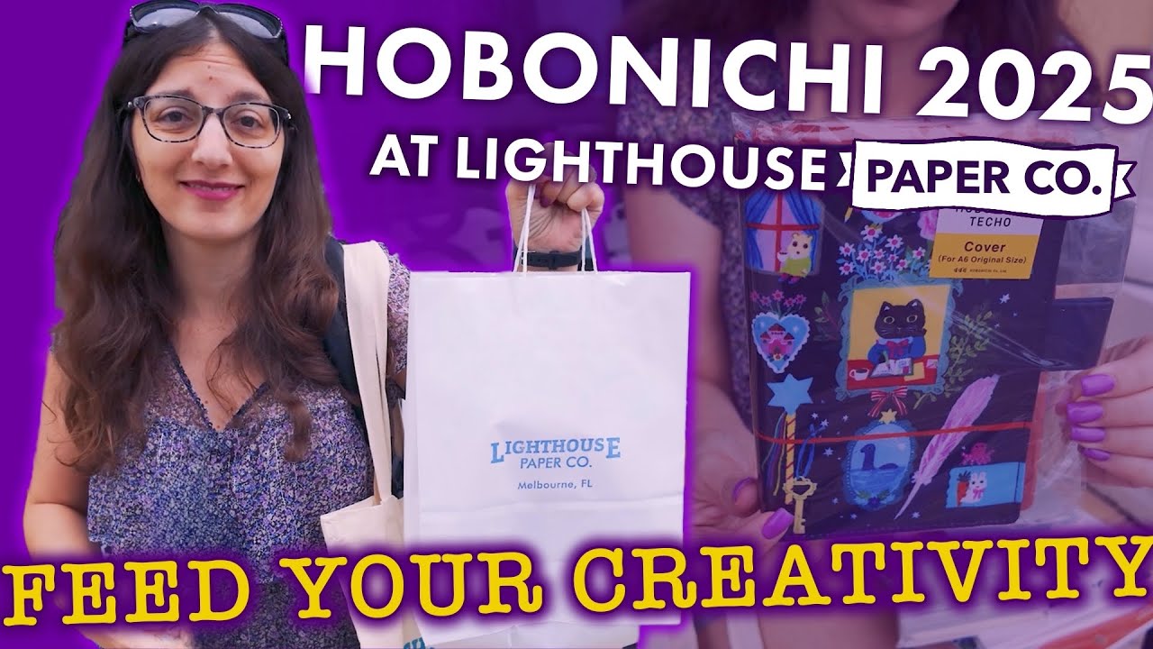 Hobonichi 2025 Event at Lighthouse Paper Co | New Planner and Stationery Haul