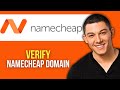 How to Verify Namecheap Domain