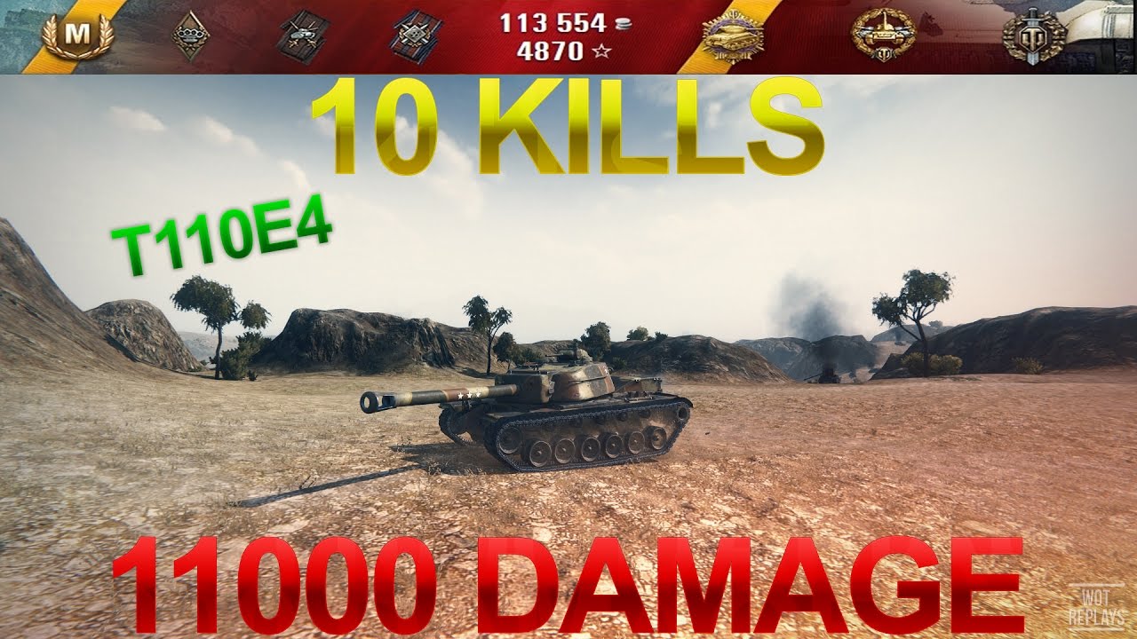 world of tanks gameplay ita World of Tanks - T110E5- 10 Kills - 11000 Damage