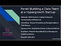Panel Building A Data Team At A Hypergrowth Startup Data Mesh Learning Meetup 15