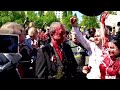 Polen: Russischer Botschafter mit roter Farbe bespritzt