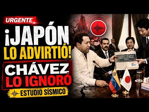JAPAN HAD ALREADY WARNED: The seismic report that Chavismo ignored for 21 years