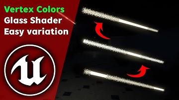 Broken Glass Material and Vertex Colors | UE4 Tutorial