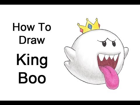 How to Draw King Boo (Nintendo) - YouTube.