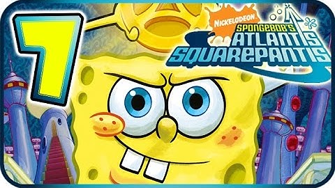 SpongeBob Atlantis SquarePantis Walkthrough Part 7 (PS2, Wii) ☼ Level 7 ☼