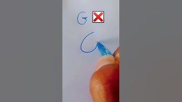 How to write"G"beautifully||#calligraphy #shorts #handwriting #viral