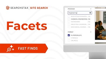 Filter Search Results Instantly with Facets | SearchStax Site Search