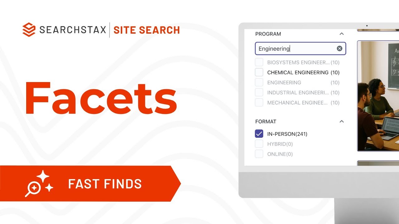 Filter Search Results Instantly with Facets | SearchStax Site Search ...