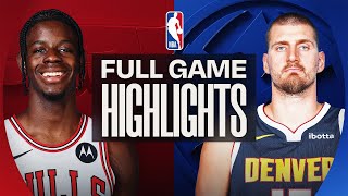 BULLS at NUGGETS | NBA PRESEASON FULL GAME HIGHLIGHTS | October 11, 2026