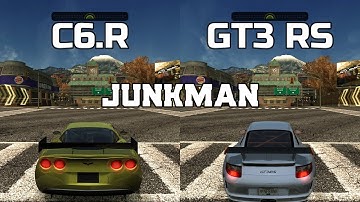 Chevrolet Corvette C6.R vs Porsche 911 GT3 RS - NFS MW Redux V3 - WHICH IS FASTEST ?