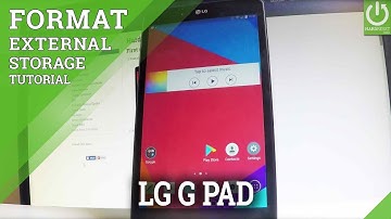 LG V490 G Pad FORMAT Memory Card / Erase SD Card