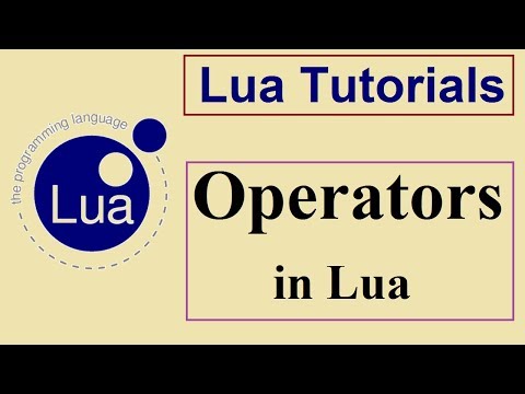 Lua Programming Tutorials
