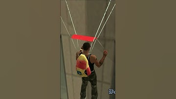 Crashing Into Buildings With and Without a Parachute in GTA Games