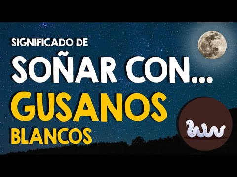 ¿Qué significa soñar con gusanos blancos? 🐛 En el cuerpo o tu casa 🐛