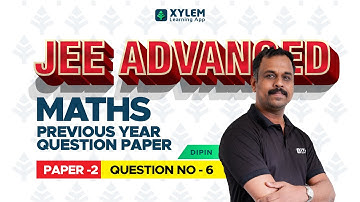 JEE ADVANCED- PREVIOUS YEAR 2021 MATHS- PAPER 2- QUESTION NUMBER 6 | XYLEM JEE ADVANCED