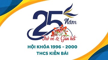 Hội khóa 1996-2000 kỷ niệm 25 năm ngày trở về Trường THCS Kiền Bái