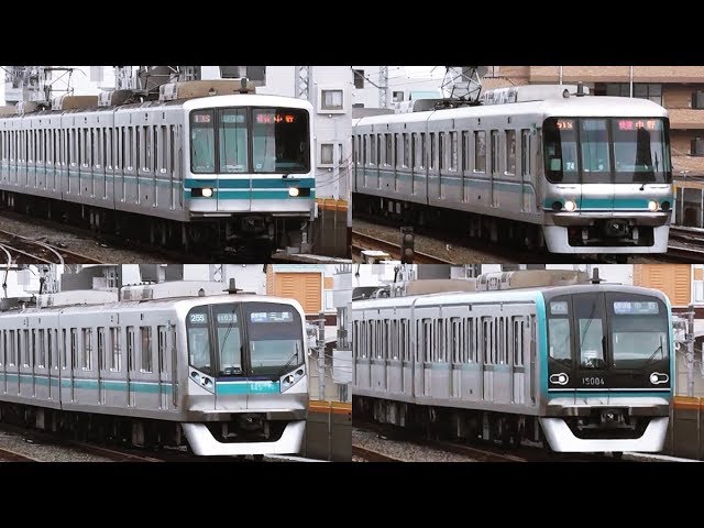 Subway in Japan - Trains of Tokyo Metro Tozai Line - YouTube