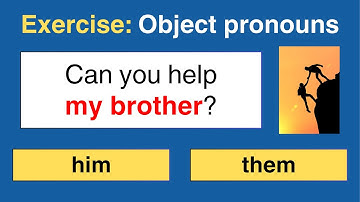 Exercise on Object Pronouns | Easy Quiz