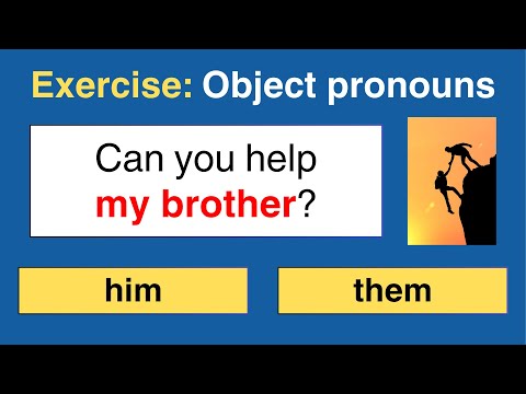 Exercise on Object Pronouns | Easy Quiz