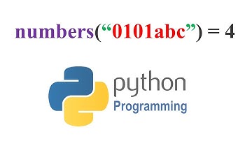 Viết hàm numbers(s) đếm các chữ số có trong xâu s | Lập trình Python bài 26 luyện tập tin học 10