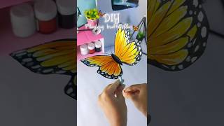 Diy flying butterfly🦋 #diy #ytshorts