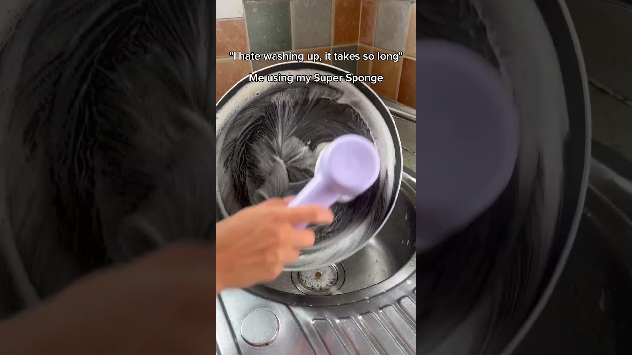 Me using my Super Sponge