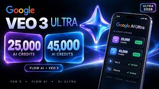 Google Flow AI + Veo 3 Unlimited Credits | Cheapest AI Ultra Plan 2026 | Google Veo 3.1 Account Buy
