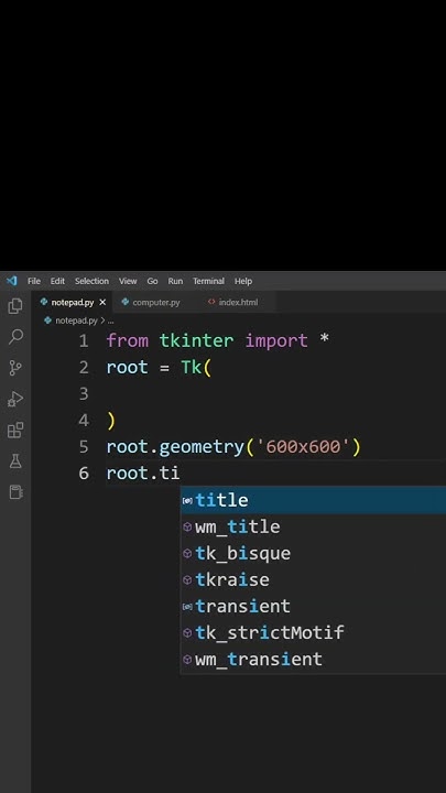 making a basic GUI window in python tkinter - YouTube