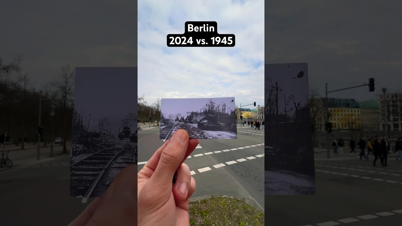 THEN & NOW – Berlin: Germany history old photo 