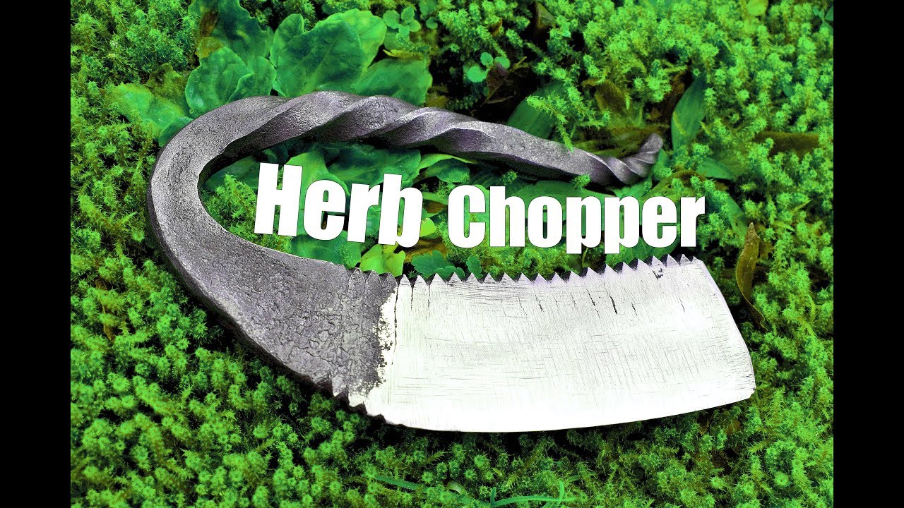 Knife making -  Forging a Herb Chopper