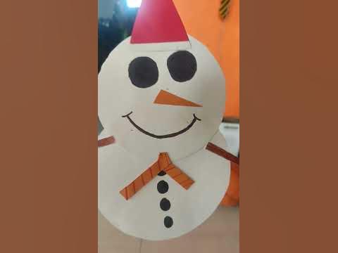 snow man decoration idea 😊 ️ ️ 