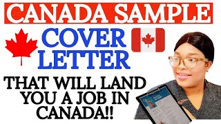 How To Write Canada?? Cover Letter For International Job Seekers |Get Noticed By Canadian Employers