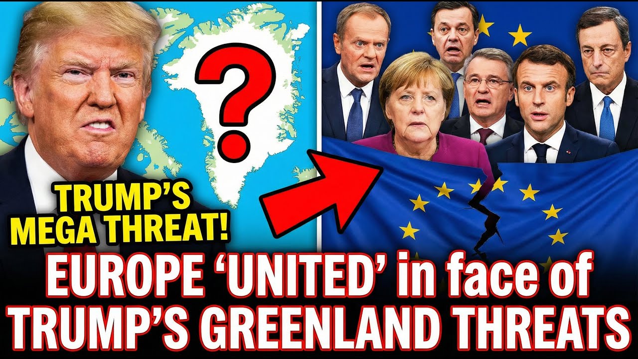 Europe 'united' in face of Trump's Greenland threats