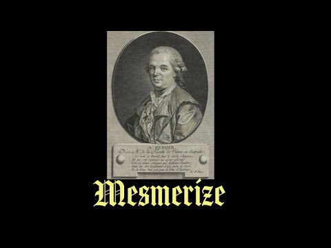The somewhat questionable origin of mesmerize.