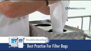 Trouble shooting - Best practice for filter bags | Dulux Envirosolutions®