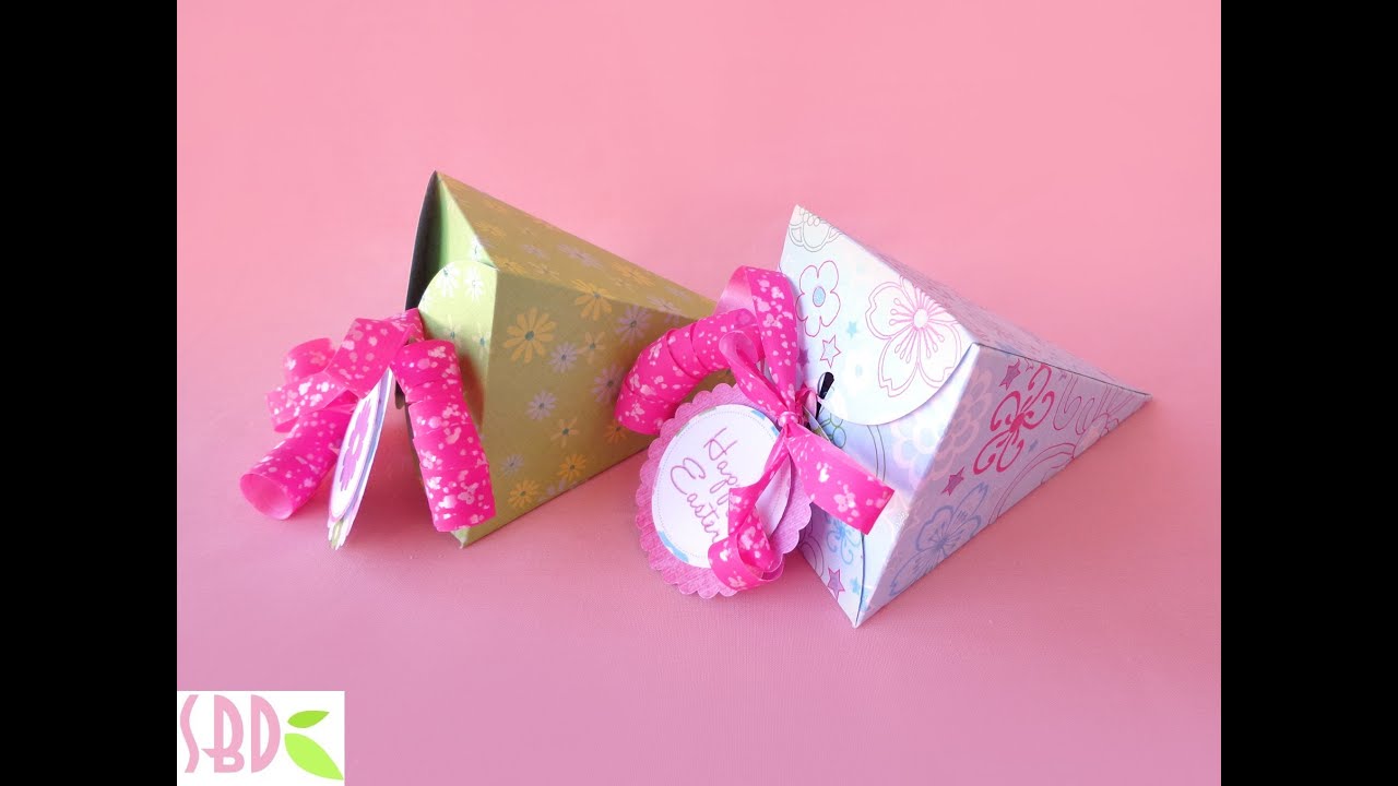Scatole Pasquali a Piramide - Pyramid Easter Boxes
