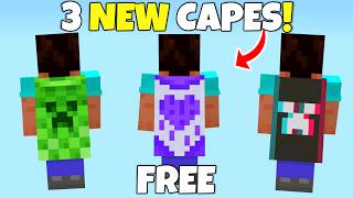 3 NEW MINECRAFT CAPES! How to redeem for Bedrock &amp; JAVA! Minecraft 15 Year Anniversary Capes