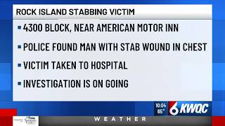 Man stabbed in the chest near American Motor Inn in Rock Island