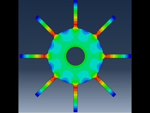 Abaqus Tutorial: Hoe Rotatie Body Force toepassing