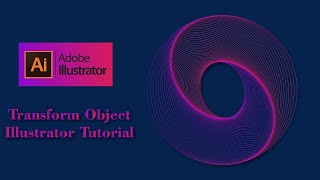 Transform object in illustrator | Illustrator tutorial | Tutorial for beginners.