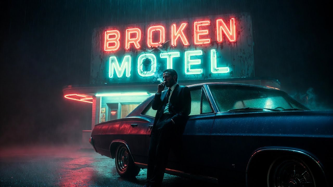 The Grease and The Grace — Dark Blues Concept Album (1h 39m) | Broken Motel Sounds