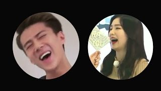 SEHUN AND IRENE LAUGHING BACK TO BACK [ laugh compilation ]