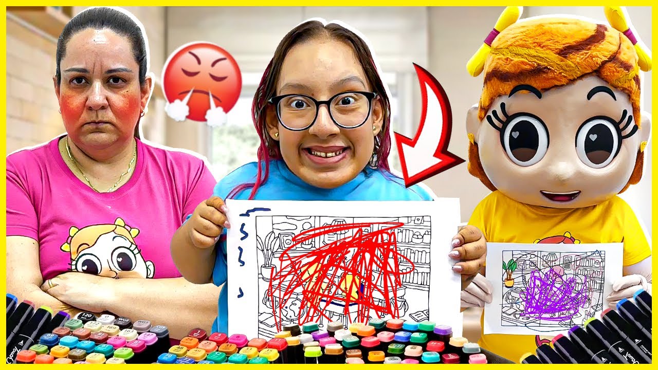 Irritamos minha mãe no Desafio do Bobbie Goods - Clau Santana e MC Divertida